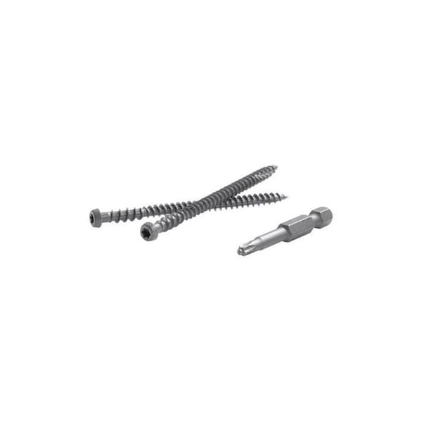 Fastenmaster TrapEase 2.5 in. Torx TTAP Star Head Zinc Carbon Steel Composite Deck Screws, 350PK 5000257 - main